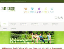 Tablet Screenshot of breese.org